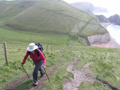 P20084264287	The ascent up to Swyre Head.