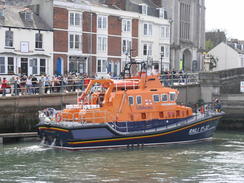 P20084264422	A lifeboat in Weymouth.