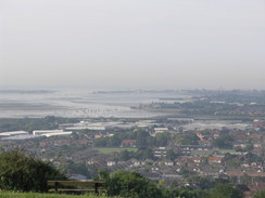 P20086094869	The view south over Portsmouth.