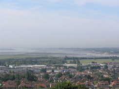 P20086094878	Looking over Portsmouth from Fort Purbrook.