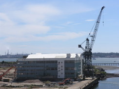 P20087305149	The old navy site to the south of the Itchen Bridge.