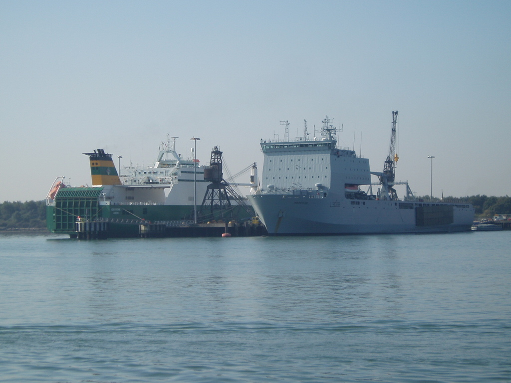 Boats at MOD Marchwood.