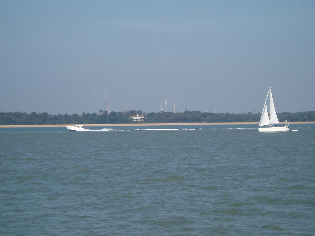 Boats on the river.