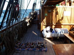 P20089215391	The deck of the Jeanie Johnston.