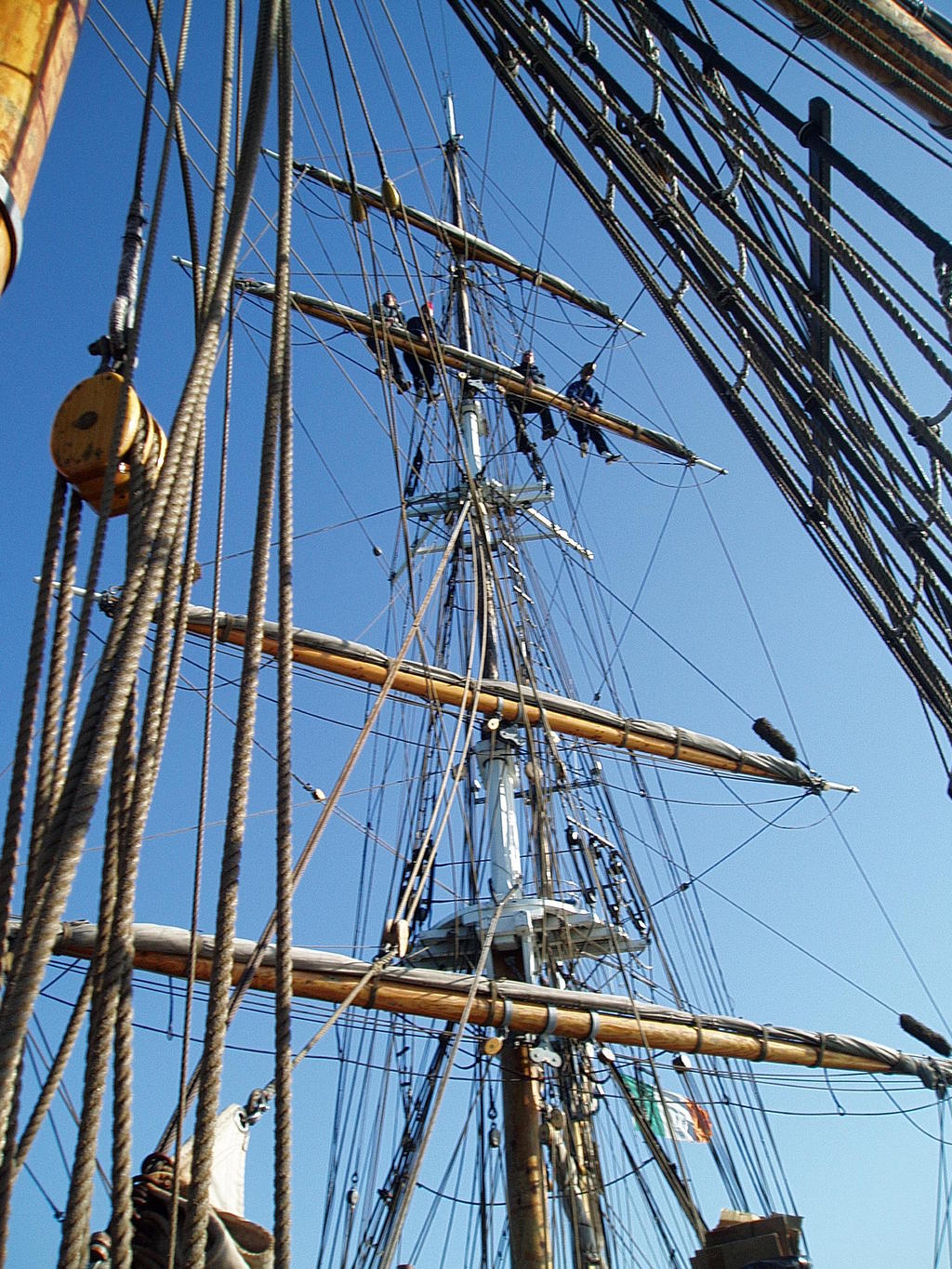 A watch on the Top Gallant mast.