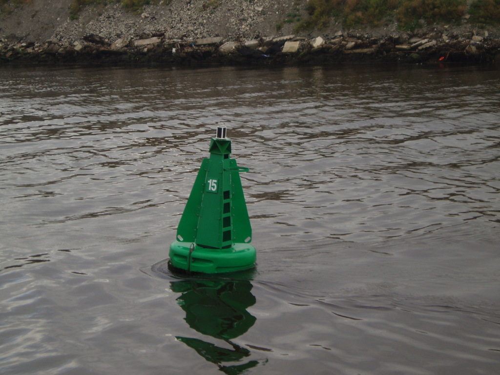 A bouy on the Liffey.