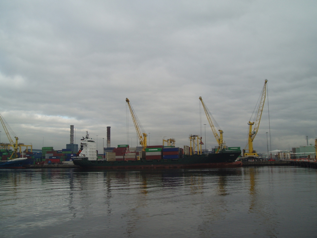 Dublin harbour.