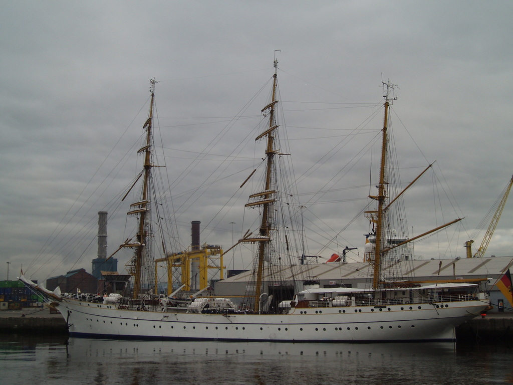 A German sail training ship.