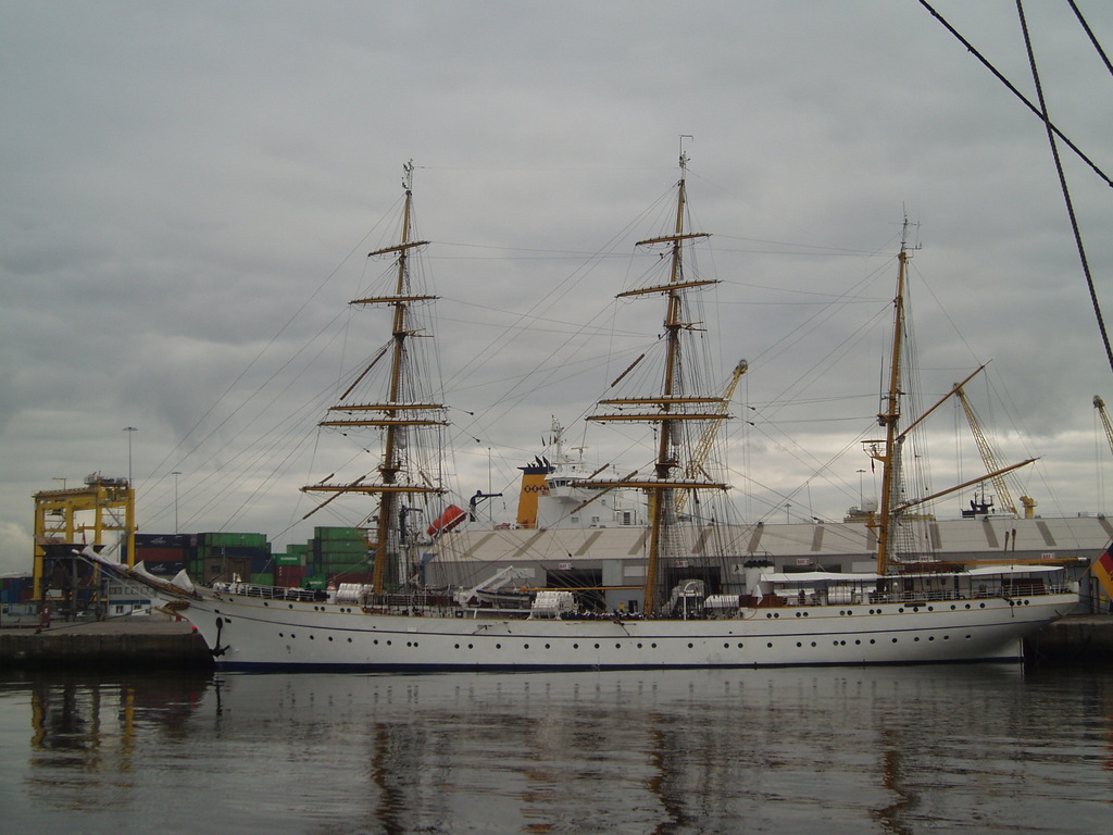 A German sail training ship.