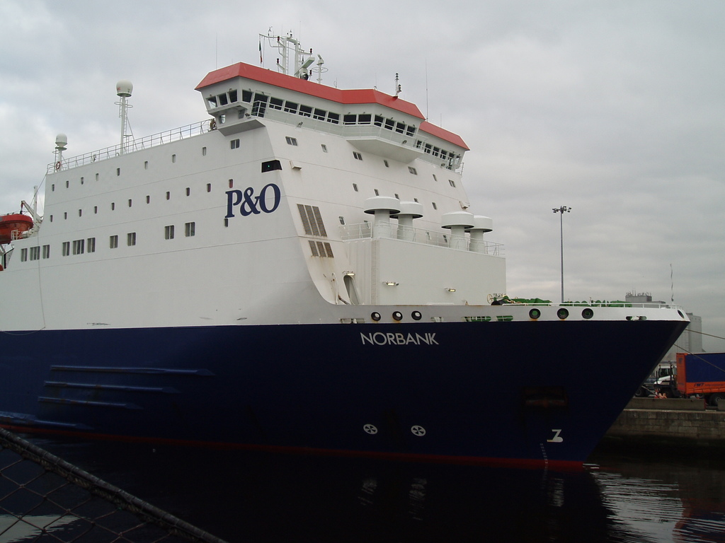 The P&O Norbank ferry.