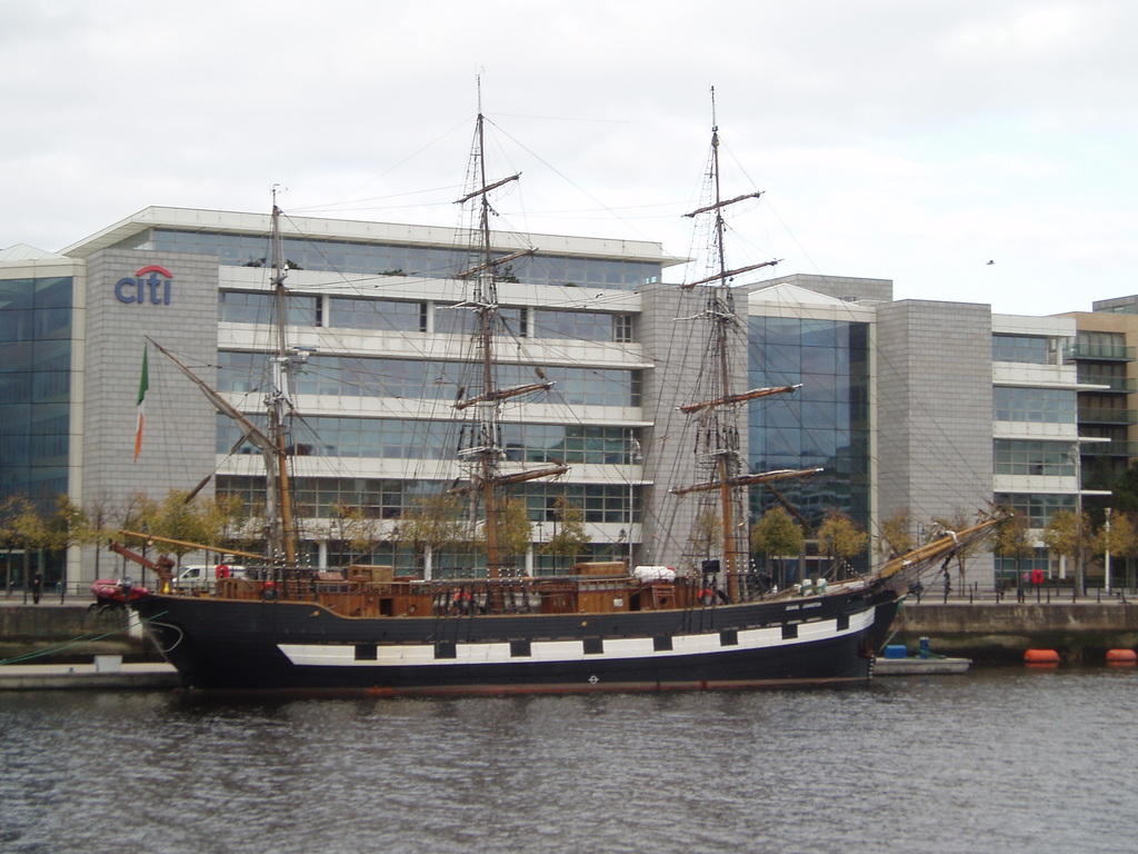 The Jeanie Johnston in Dublin.