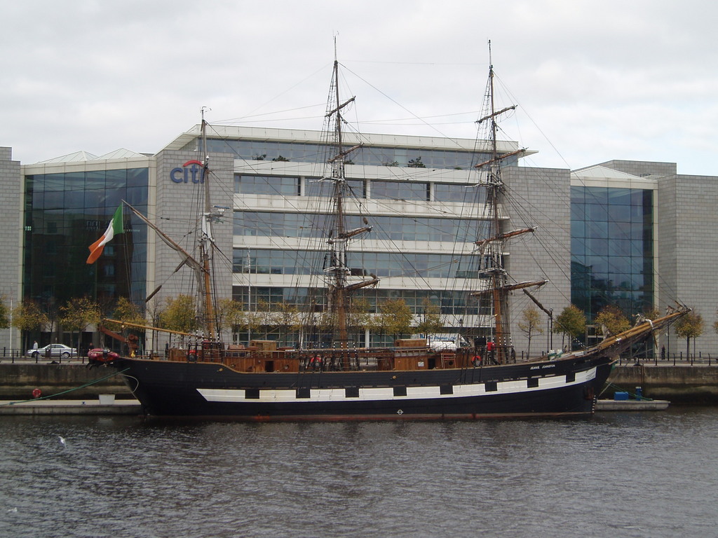 The Jeanie Johnston in Dublin.