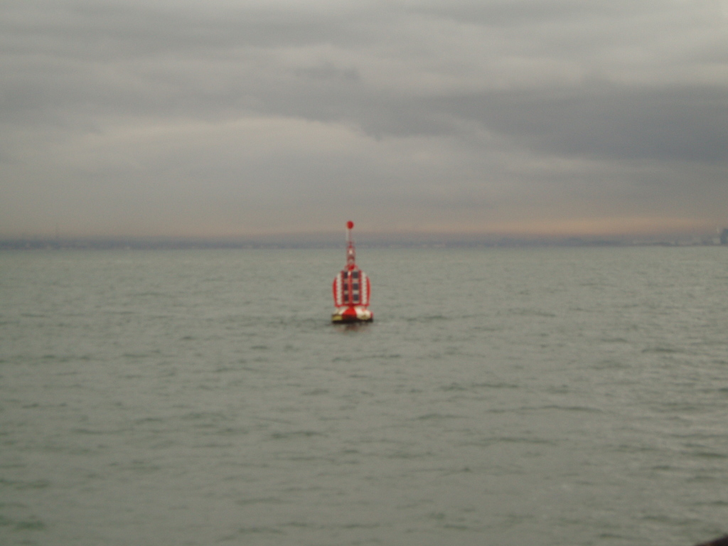 A bouy in Dublin Bay.