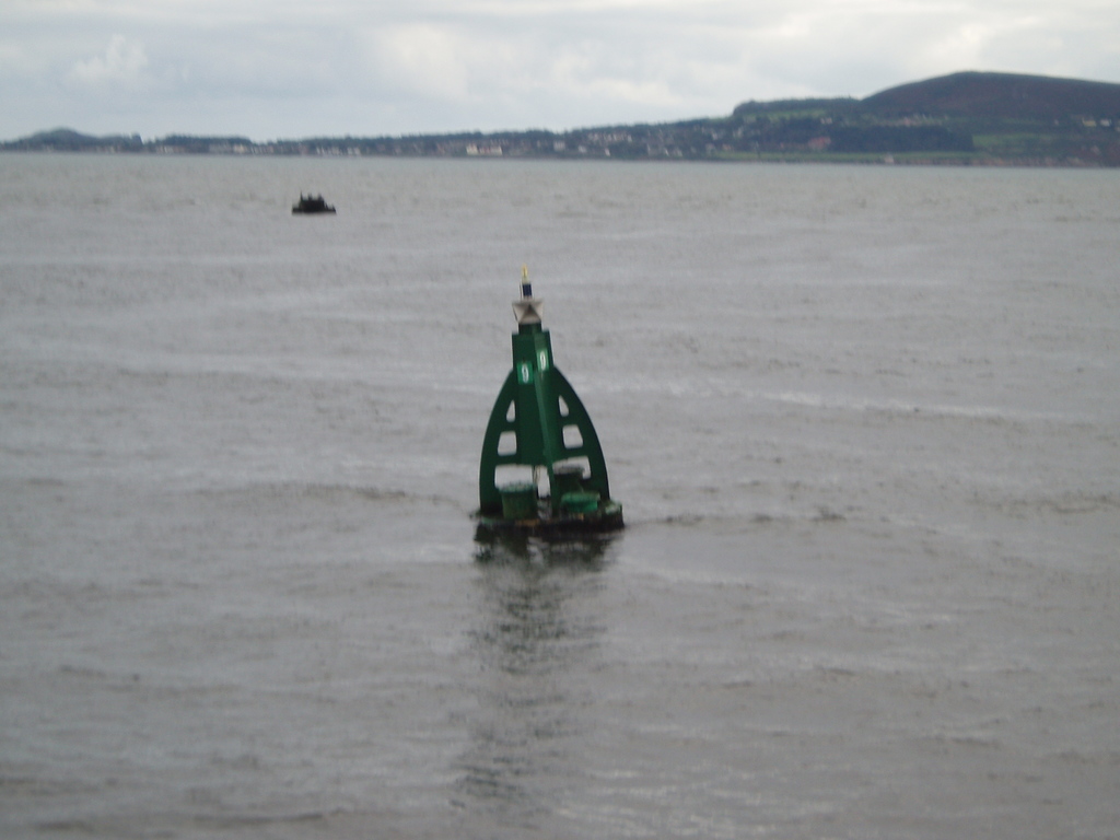 A bouy in Dublin Harbour.