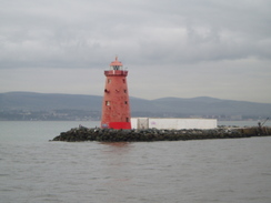 P20089245532	A lighthouse on the breakwater of Dublin Harbour.