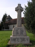 P2008A175676	The war memorial in Medstead Churchyard.