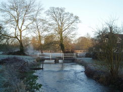 P20091210013	The River Ebble in Stratford Tony.