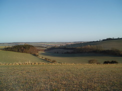 P20091210020	The view northeast from above Thorpe Bottom Cottages.