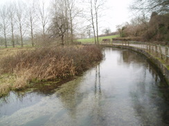 P20091310014	The River Allen near Monkton Up Wimborne.