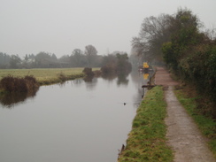 P20092190026	The closed towpath in Hunston.