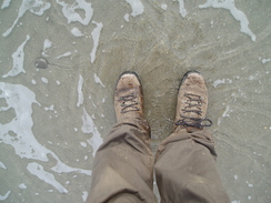 P20092260124	My boots in the sea.