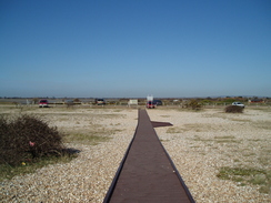 P20093060032	The path leading from the car park towards the shore.