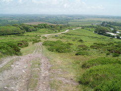 P20096140010	The ascent west onto Cefn Bryn.