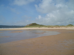 P20096140232	Heading northeastwards along Oxwich Beach.