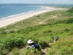 P20096140240	The ascent up onto the cliffs.