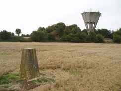 P20099070039	Worthy Down trig pillar and water tower.