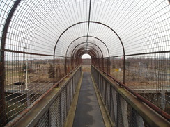 P20101270137	The footbridge at Fawley power station.