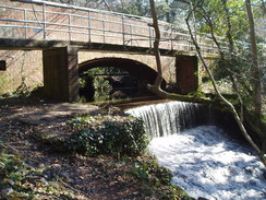 P20103080033	Walkford Brook at the A337 bridge.