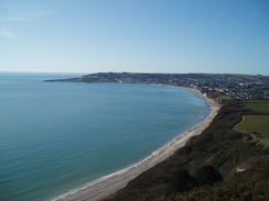 P20103150018	The view south towards Swanage from Ballard Down.