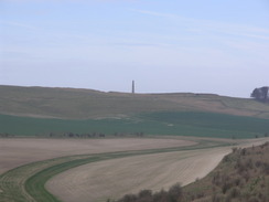 P20104090160	The view west towards the Cherhill Monument.