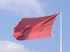 P20104120344	A flag guarding the plain.