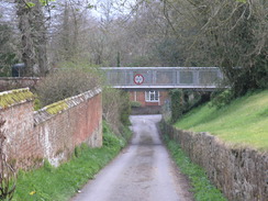 P20104150417	The bridge linking West Lavington church with the graveyard. 