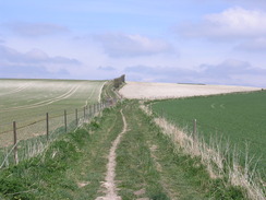 P20104150502	Heading north towards Westdown Farm.