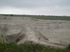 P20104260046	Looking down into the quarry.