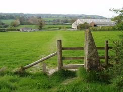 P20105040119	A stile near Peckons Hill Dairy.