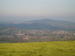 P20105120164	Looking down over Beaminster.