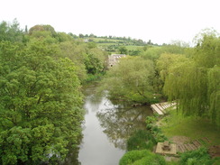 P20105200047	The River Avon viewed from the Avoncliff Aquaduct.