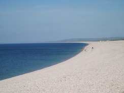 P20105220017	Looking along Chesil Beach from Chiswell.