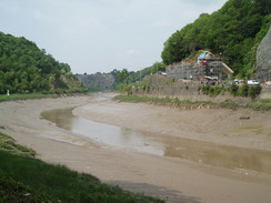 P20105260160	The Avon downstream of the Clifton Suspension Bridge.