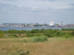 P20106300114	The view across Southampton Water.