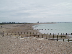 P20107070039	Following the beach eastwards from Middleton-on-Sea.