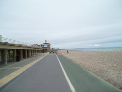 P20107070135	Heading east from Worthing Pier.