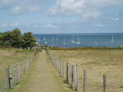 P20107210131	The path leading up into Studland.