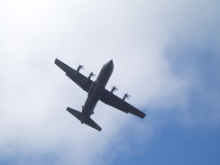 P20107210198	A Hercules circling overhead.