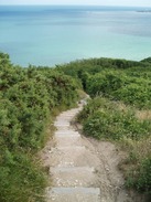 P20107210206	The path leading down into Swanage.