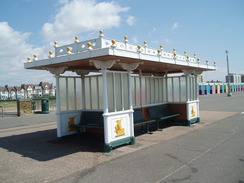 P20107280104	A shelter on the promenade in Hove.